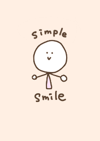 Simple smile man