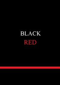 Black x Red. Simple.