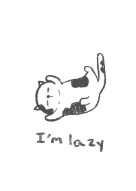 Lazy creamy cat
