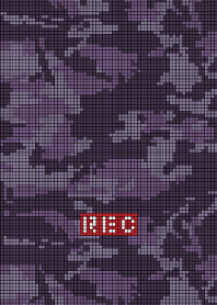 CAMOUFLAGE SQUARE PURPLE BLACK RED