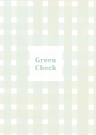 Green Check/ Water color