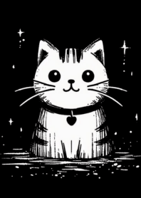 แมว ขาวดำมินิมอล เรียบแต่เก๋