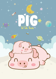 Pig Lover Galaxy Blue