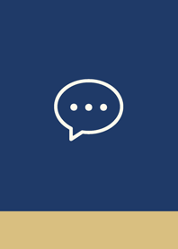 ネイビーブルー × マスタードイエロー