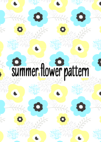 summer flower pattern yellow #fresh J