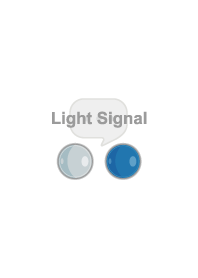 simple-light signal (white&blue)