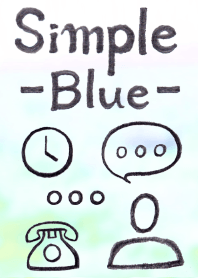Simple -Blue-