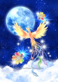 全運気上昇☆虹色鳳凰＆虹色クローバー★