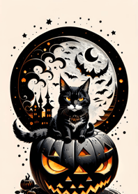 halloween cat c346A6