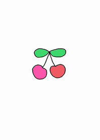 Happy red and pink cherry theme