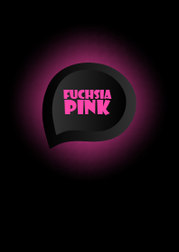 Fuschia Pink Button In Black V.5