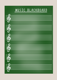 MUSIC BLACKBOARD-BEIGE