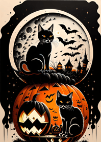 halloween cat fCbe2E