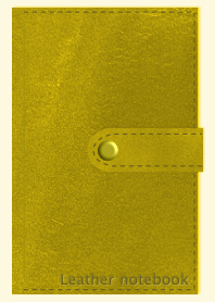 A yellow leather notebook from Japan