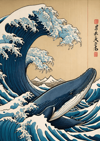 อุกิโยะเอะ - วาฬ 1D329D