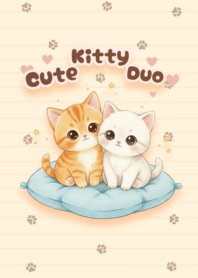 Cute Kitty Duo