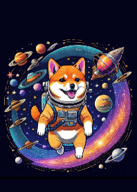 The astronaut dog