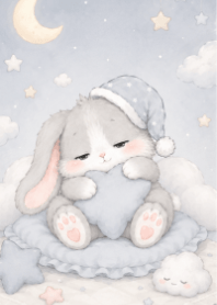 ★奶茶★ 晚安小兔