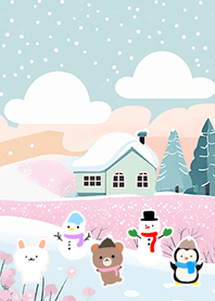Kawaii scandinavian style(Winter-875)
