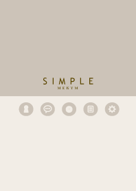 SIMPLE ICON-BROWN- 21