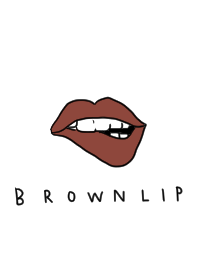 Adult brown lip lips