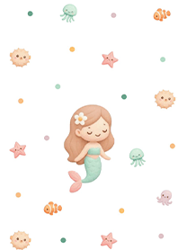 Cute Mermaid 1 (Pp)