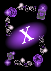 X-Initial-Purple Rose Illumination