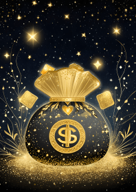 Money bag of wealth
