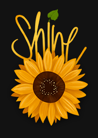Shine Bright Like a Sunflower (Black)
