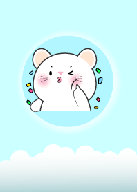 Simple So Lovely White Mouse Theme