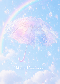 The rain stops with the magic umbrella
