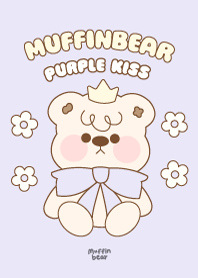 Muffin Bear : Purple Kiss