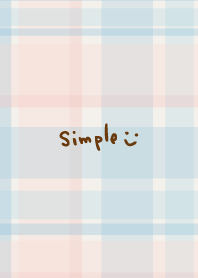 Check patterns Blue smile4 from Japan