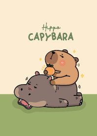 Capybara & Hippo Cute!