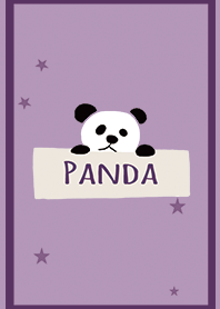 パープル 紫 / パンダ
