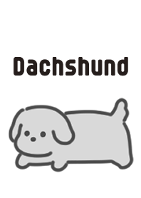 モノクロなダックス