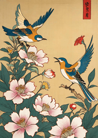 Ukiyo-e -Bird b62F38