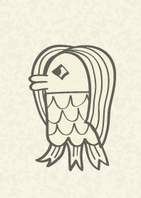 Dressing up the youkai amabie