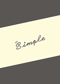 Simple Lines J-Dark Gray Brown (Ye2)