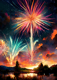 Beautiful Fireworks Theme#2081