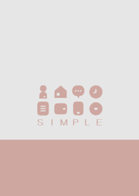 SIMPLE(white pink gray)V.748b