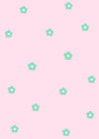 flower pattern =mintpink=