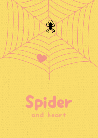Spider & heart ver_Yellow1