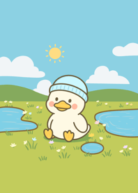 น้องเป็ดน้อย ธีมสีน้ำตาล