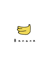 white. banana.