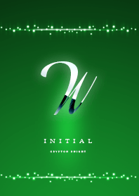 Initial "W"_DarkGreen