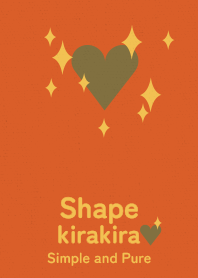 kirakira heart Warm and warm