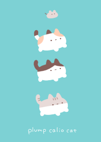 Plump calico cat (  simple ver. )