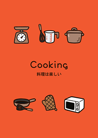 Cooking is so much fun(sunset orange)