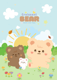 Croissant Bear Garden Lover